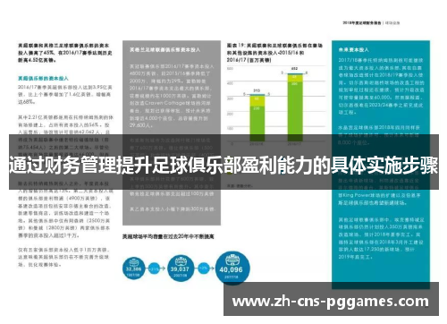 通过财务管理提升足球俱乐部盈利能力的具体实施步骤